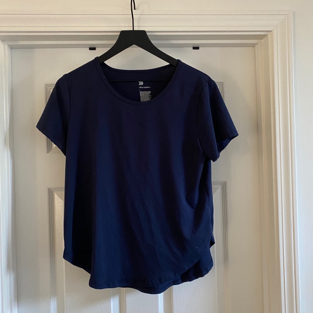 All in motion women’s exercise top, navy blue
